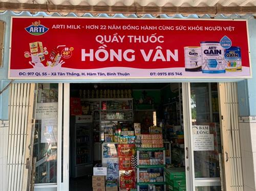 Thiết kế thi công Bảng hiệu nhà thuốc Hồng Vân - Hàm Tân - Bình Thuận - Quảng cáo Bình Thuận